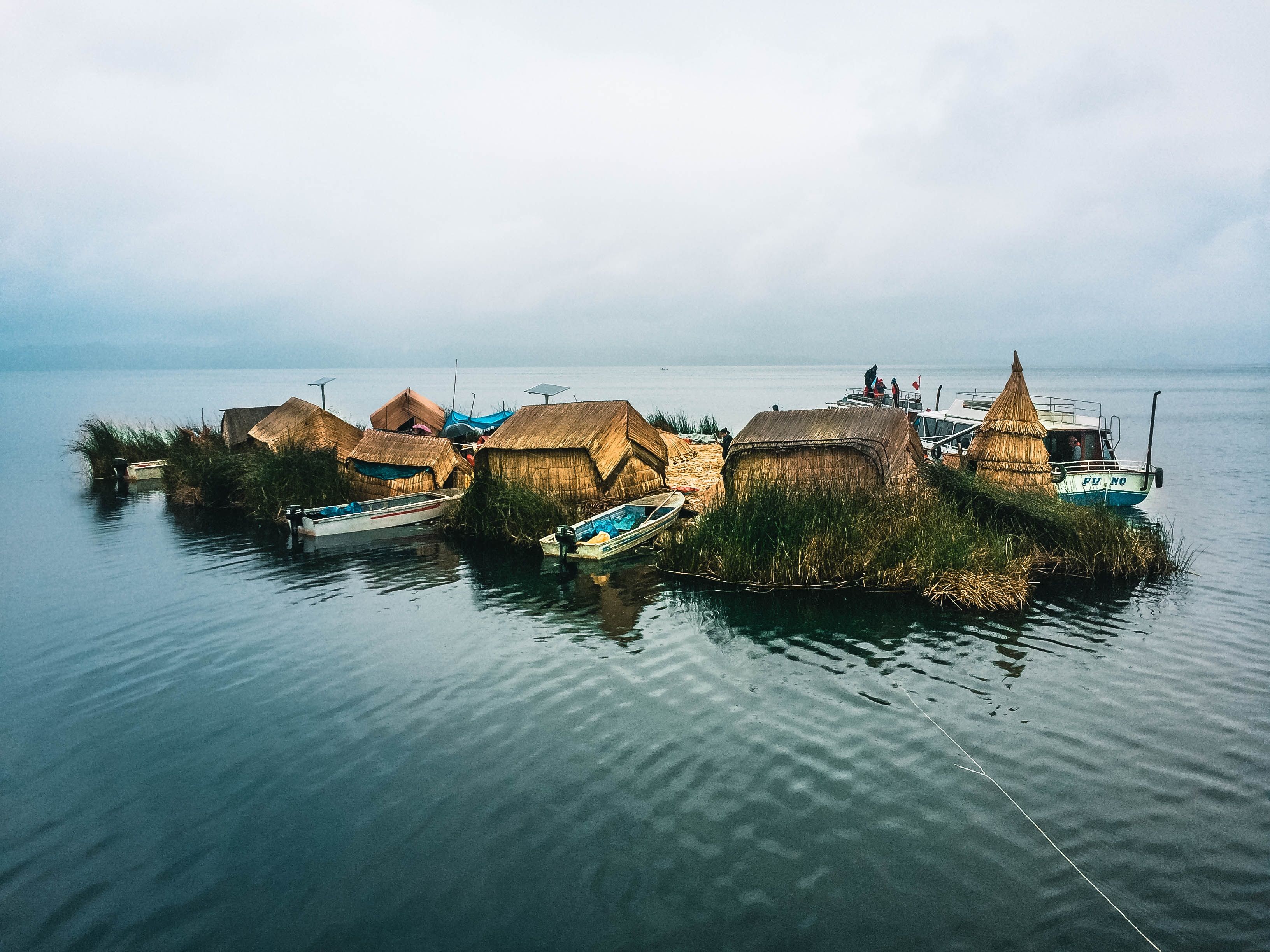 The floating islands of lake titicaca